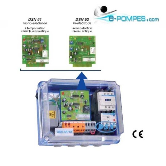 Coffret DSN 52 surveillance niveau et protection moteur