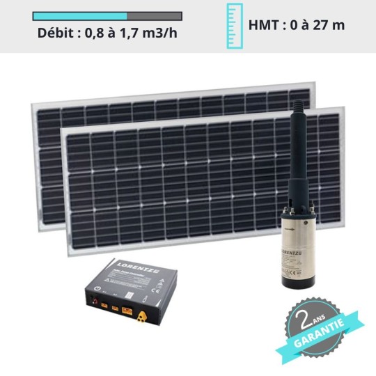 Kit de pompage solaire Sunnypump KPS1-200-14