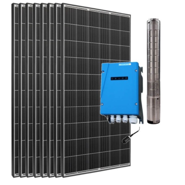 Kit pompage solaire avec 8 panneaux 3200Wc