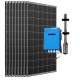Kit pompe immergée solaire avec 8 panneaux 3200Wc