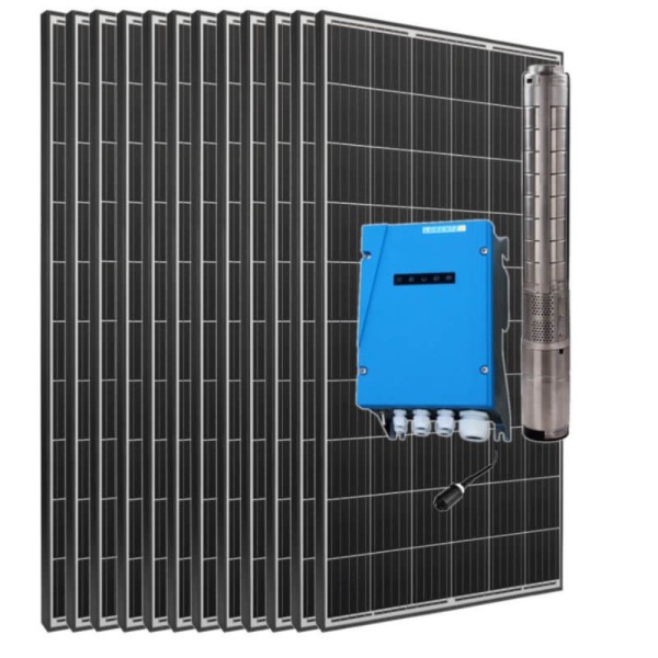 Kit pompage solaire avec 12 panneaux 4800Wc