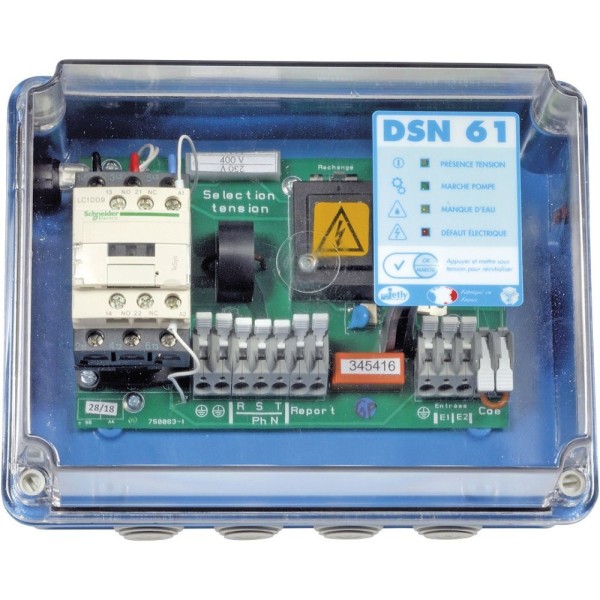 Coffret protection et gestion manque d'eau Jetly DSN 61