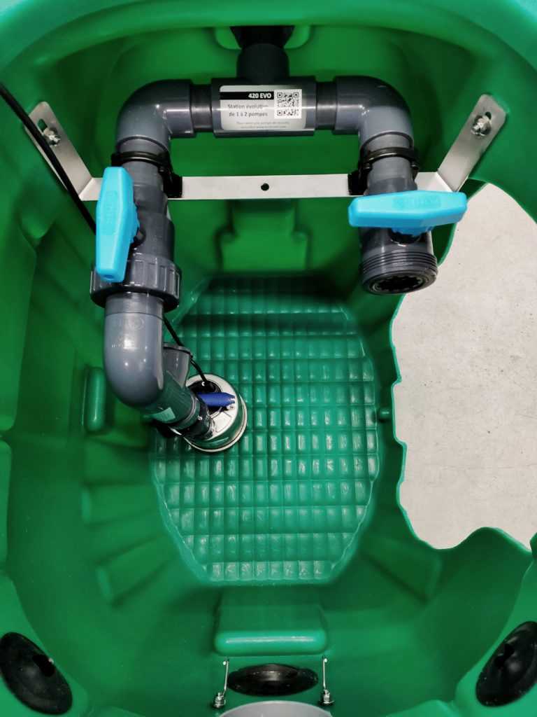 Poste de relevage pour eaux usées Sanidrain 420 evo