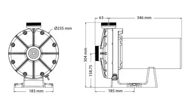 Description du surpresseur Hayward Booster Pump