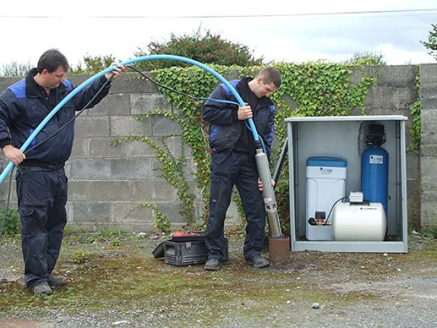 L'installation d'une pompe de puits