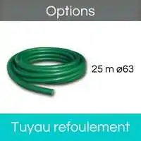 Tuyau de refoulement Saniflex 25 m Ø63