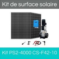 Kit pompe solaire PS2-4000 CS-F42-10 + 6750Wc